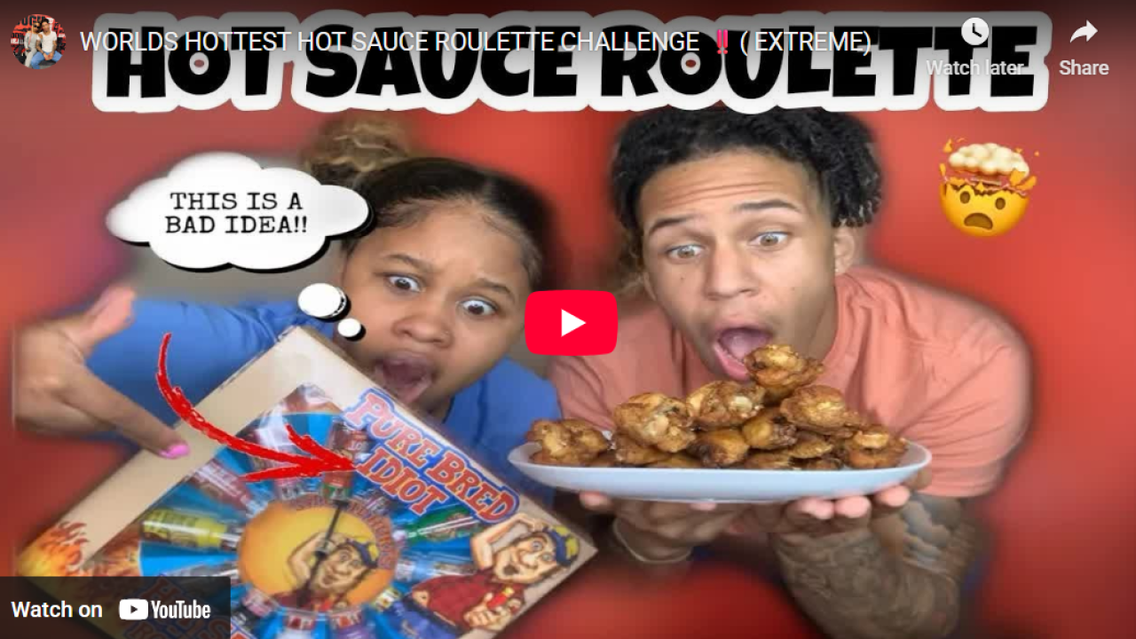 WORLDS HOTTEST HOT SAUCE ROULETTE CHALLENGE ‼️( EXTREME)