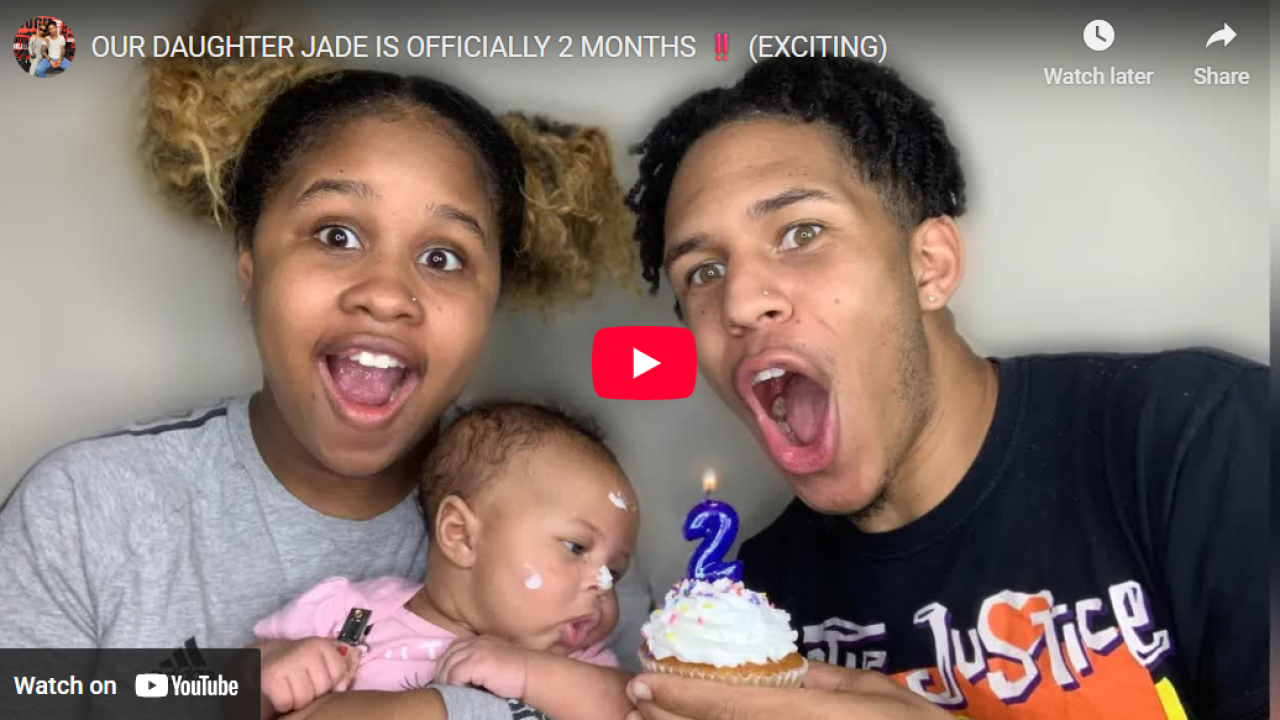 OUR DAUGHTER JADE IS OFFICIALLY 2 MONTHS ‼️ (EXCITING)