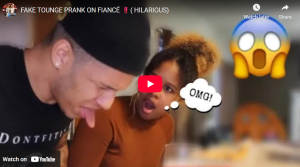 Read more about the article FAKE TOUNGE PRANK ON FIANCÉ ‼️( HILARIOUS)