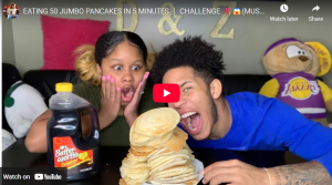 Read more about the article EATING 50 JUMBO PANCAKES IN 5 MINUTES ｜ CHALLENGE ‼️😱(MUST WATCH )